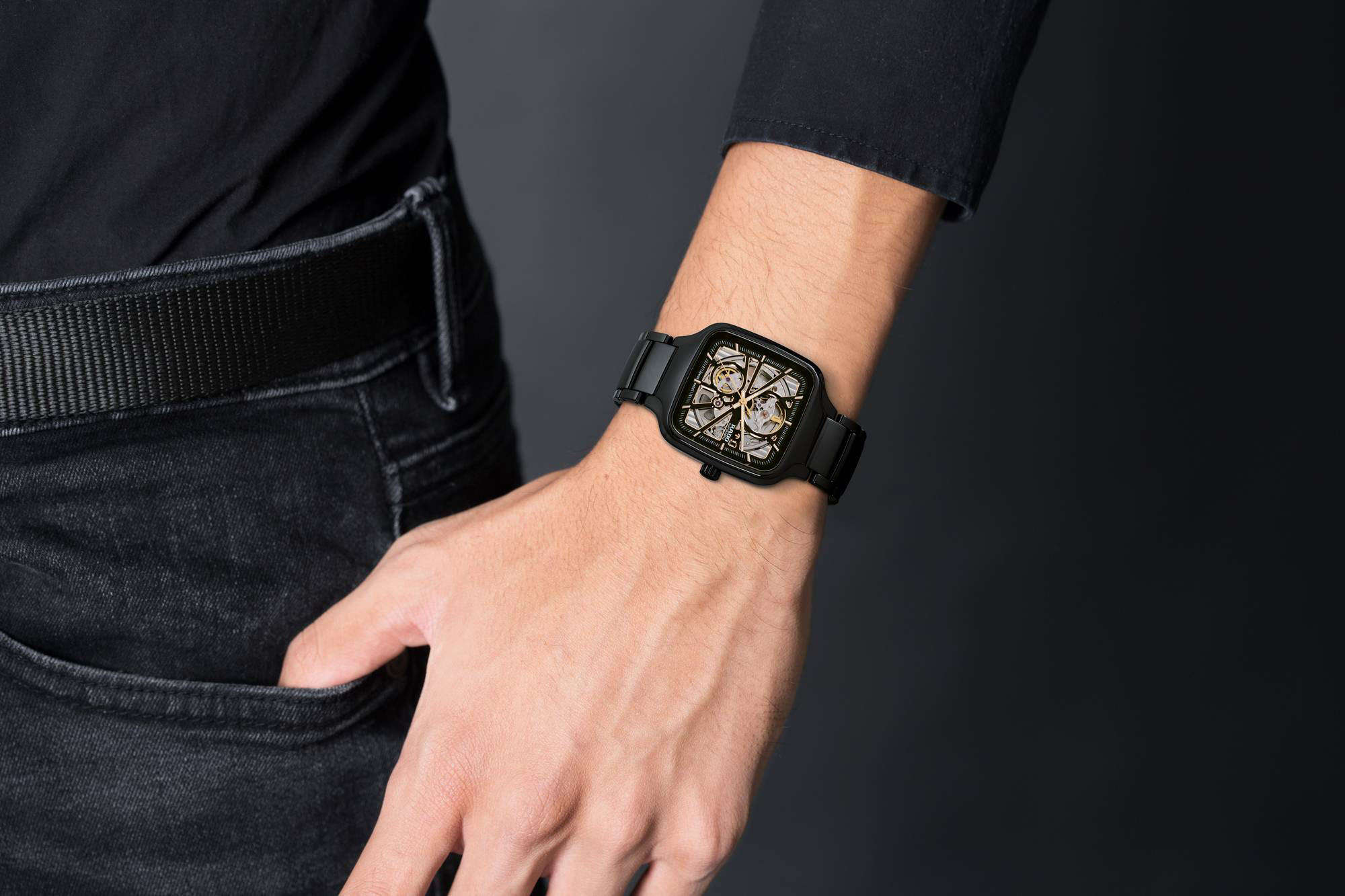 Rado True Square Automatik L Open Heart – Bild 4