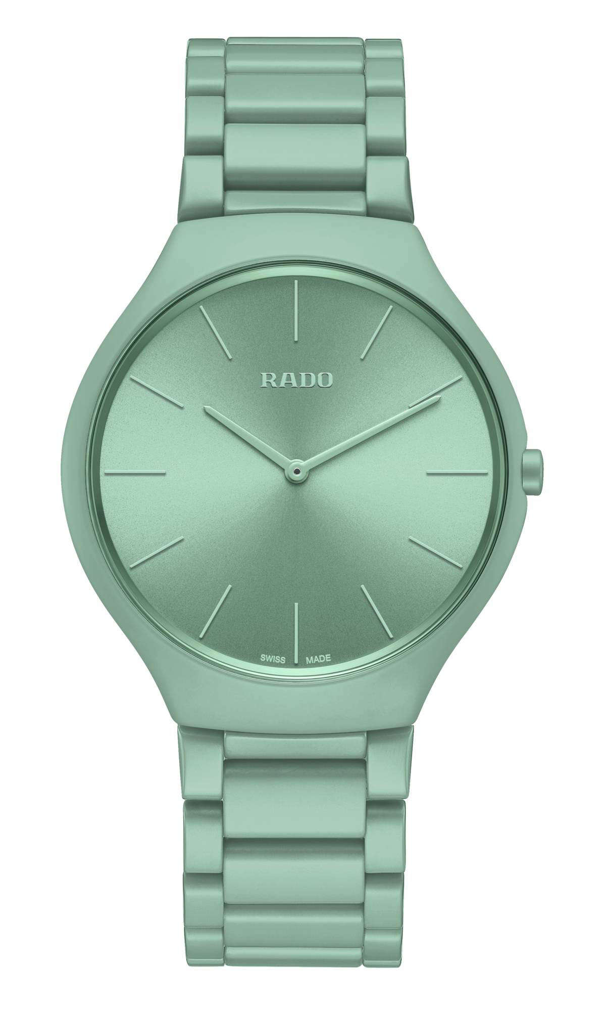 Rado True Thinline Le Corbusier Slightly Greyed English Green 32041 Limited Edition