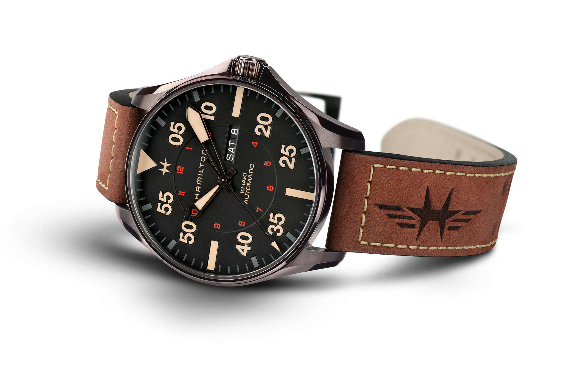 Hamilton Khaki Aviation Pilot Day Date – Bild 2
