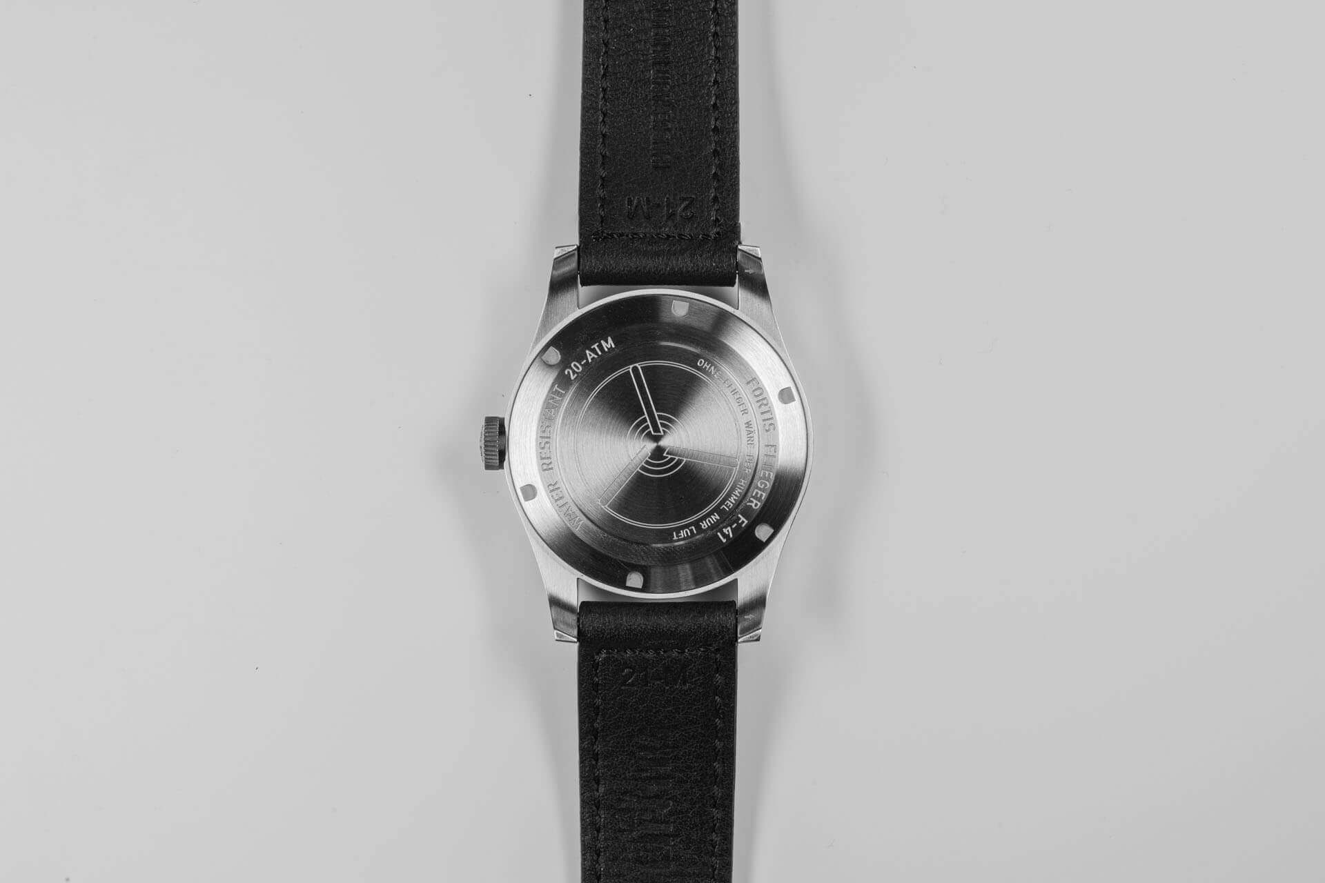 Fortis Flieger F-41 auf Lederband – Bild 5