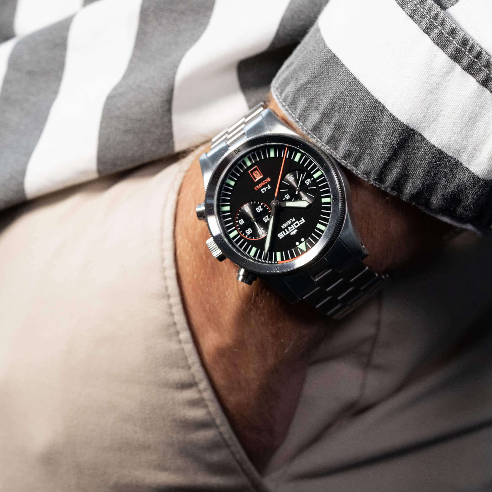 Fortis Flieger F-43 Bicompax – Bild 8