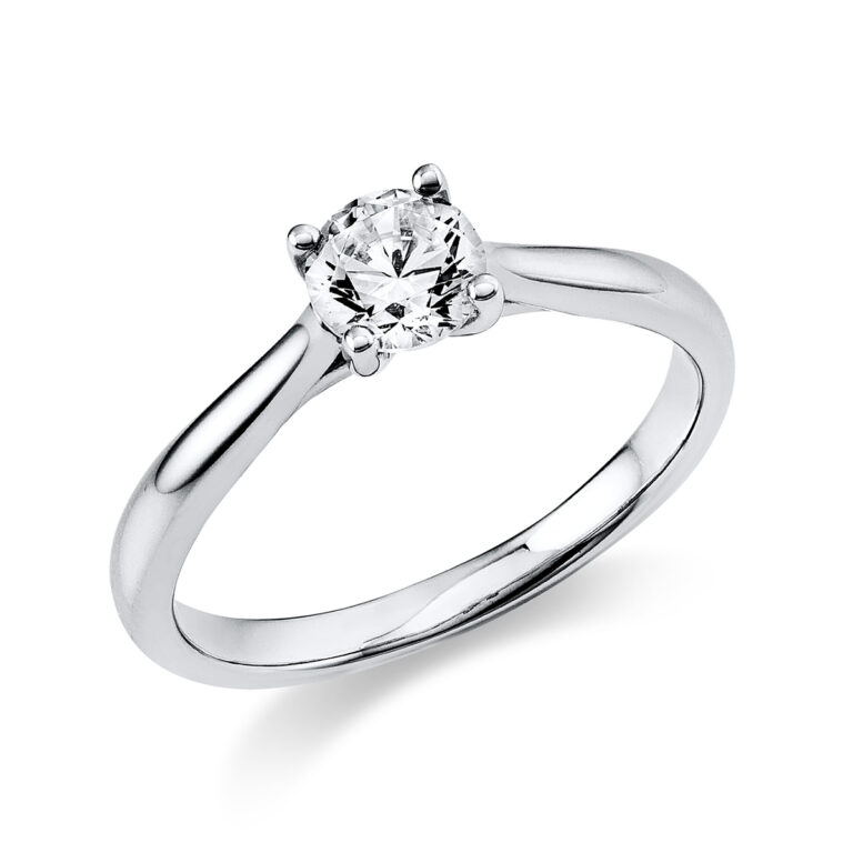 Ring 4er-Krappe 18 kt WG, GIA7408177681