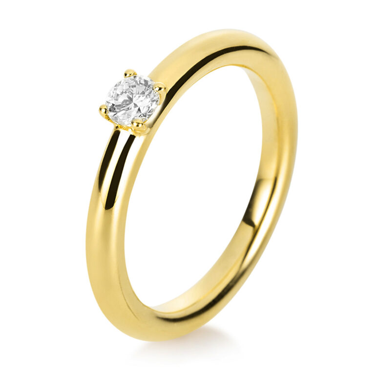 Ring 4er-Krappe 14 kt GG