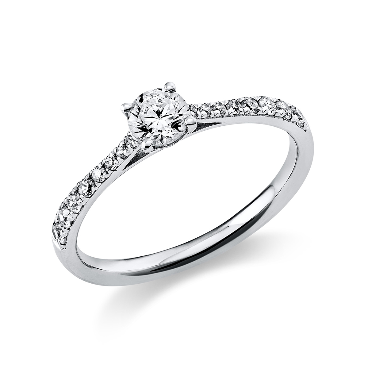 Ring 4er-Krappe 18 kt WG, GIA1317005471