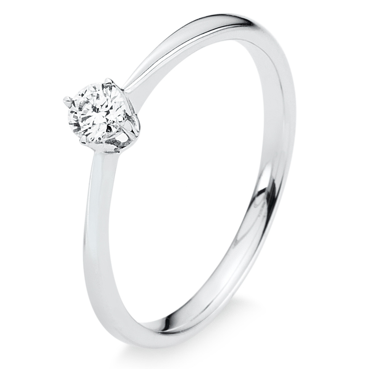 Ring 4er-Krappe 14 kt WG