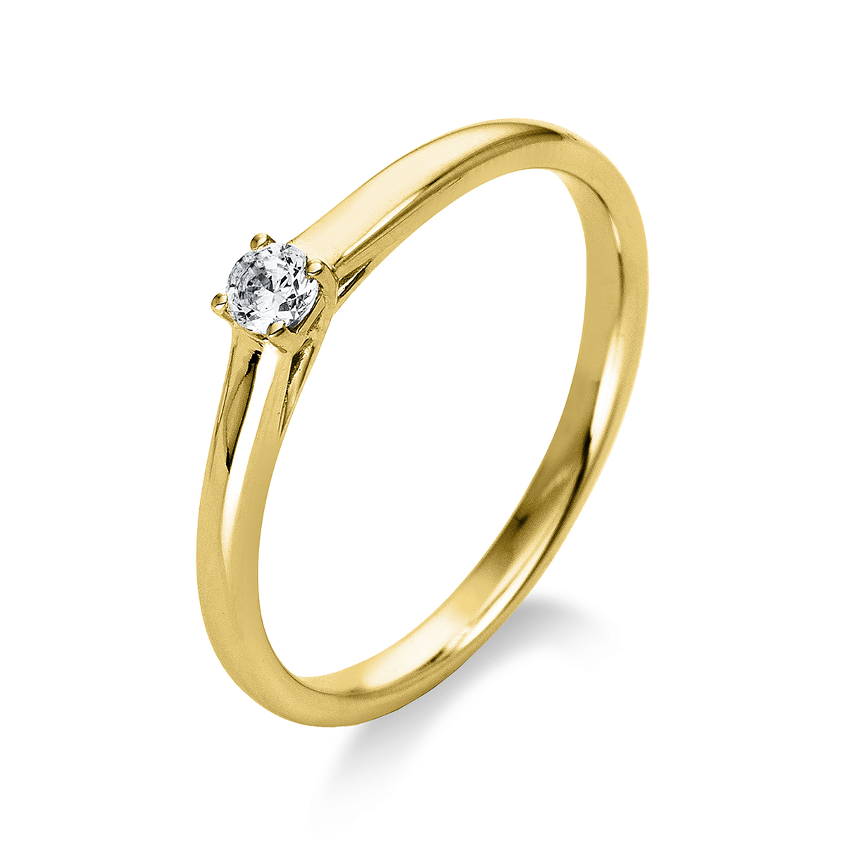Ring 4er-Krappe 14 kt GG