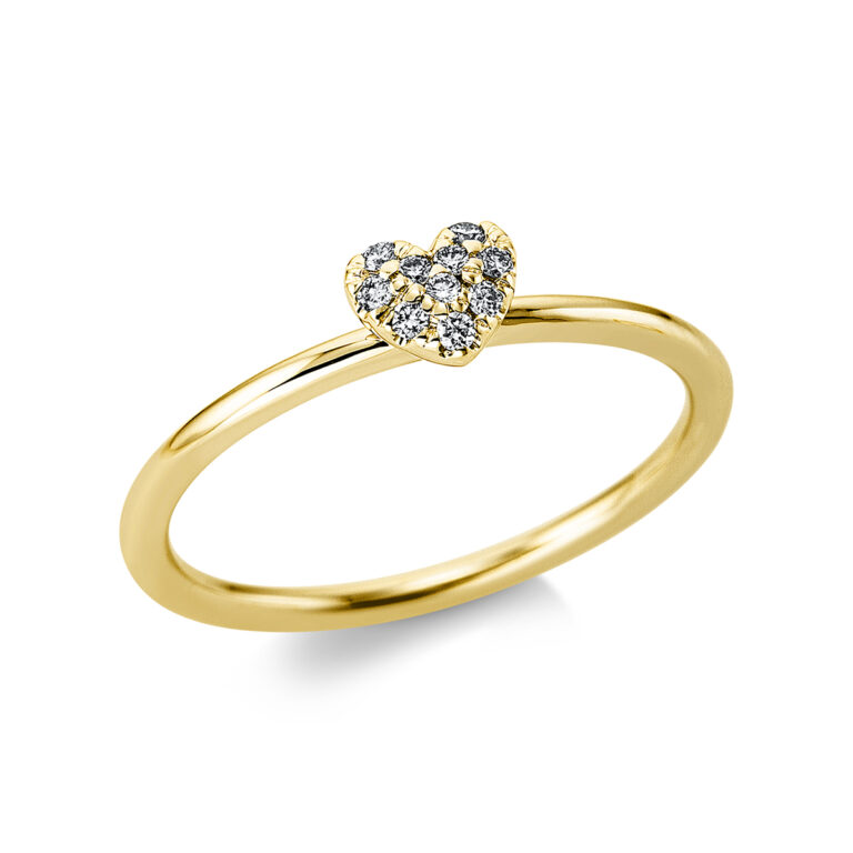 Ring 18 kt GG "Herz"