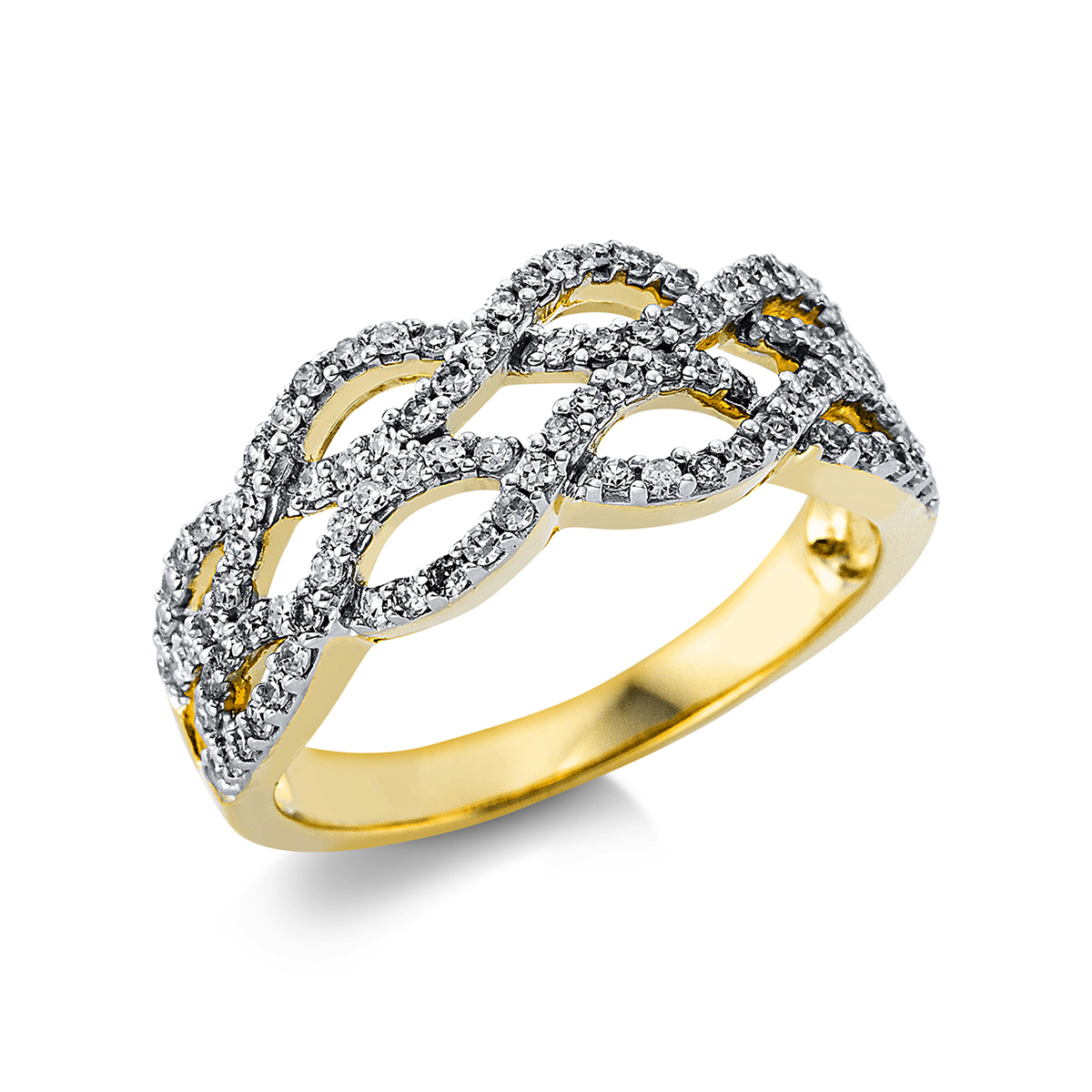 Ring 18 kt GG+WG