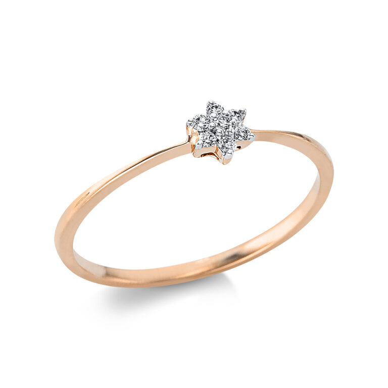 Ring 18 kt RG+WG