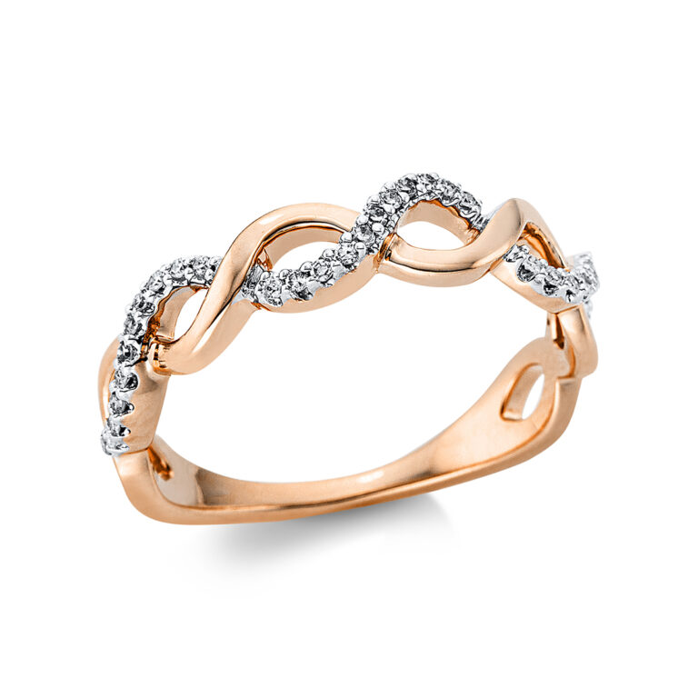 Ring 18 kt RG+WG