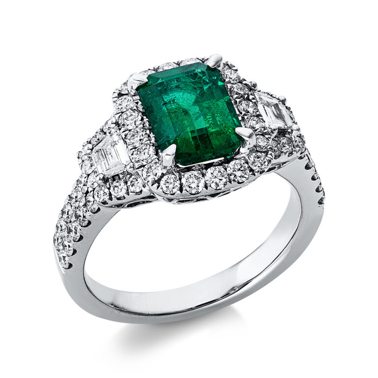 Ring 4er-Krappe 18 kt WG, GRS2019-086583