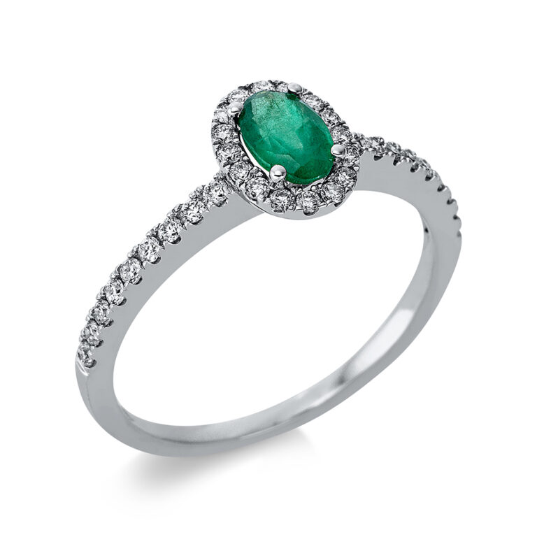 Ring 4er-Krappe 18 kt WG