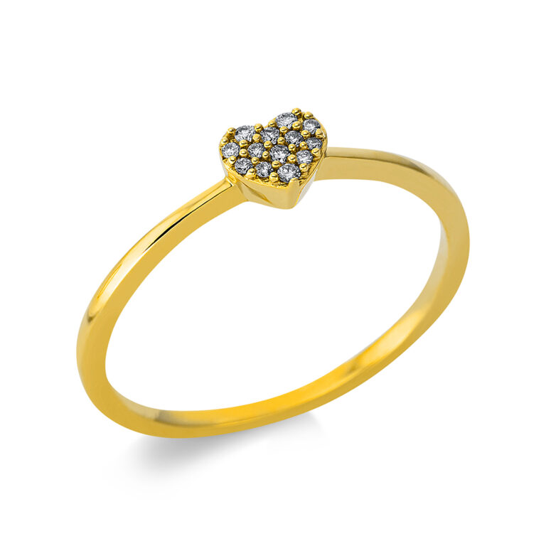 Ring 18 kt GG "Herz"