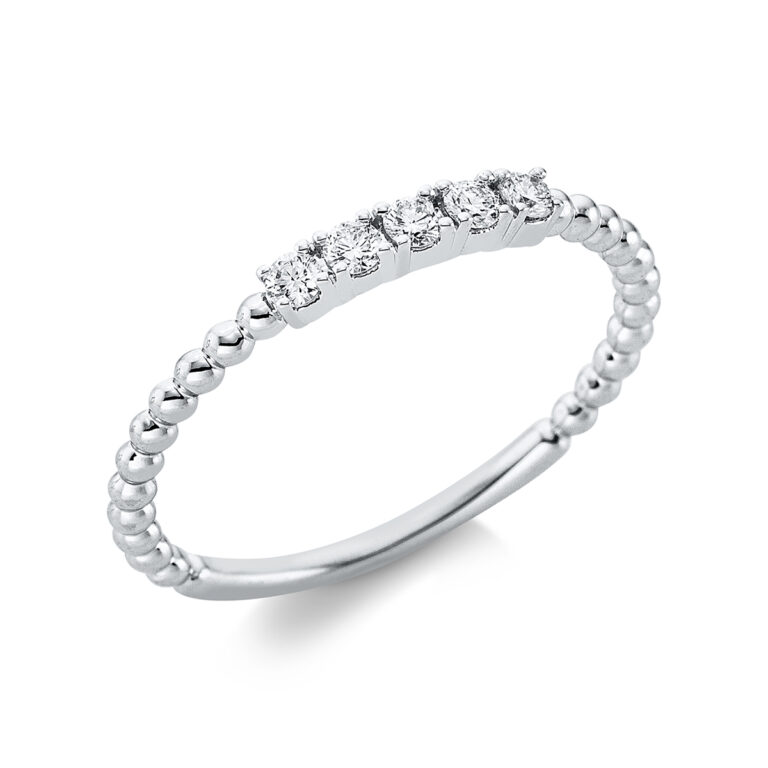 Ring 4er-Krappe 18 kt WG