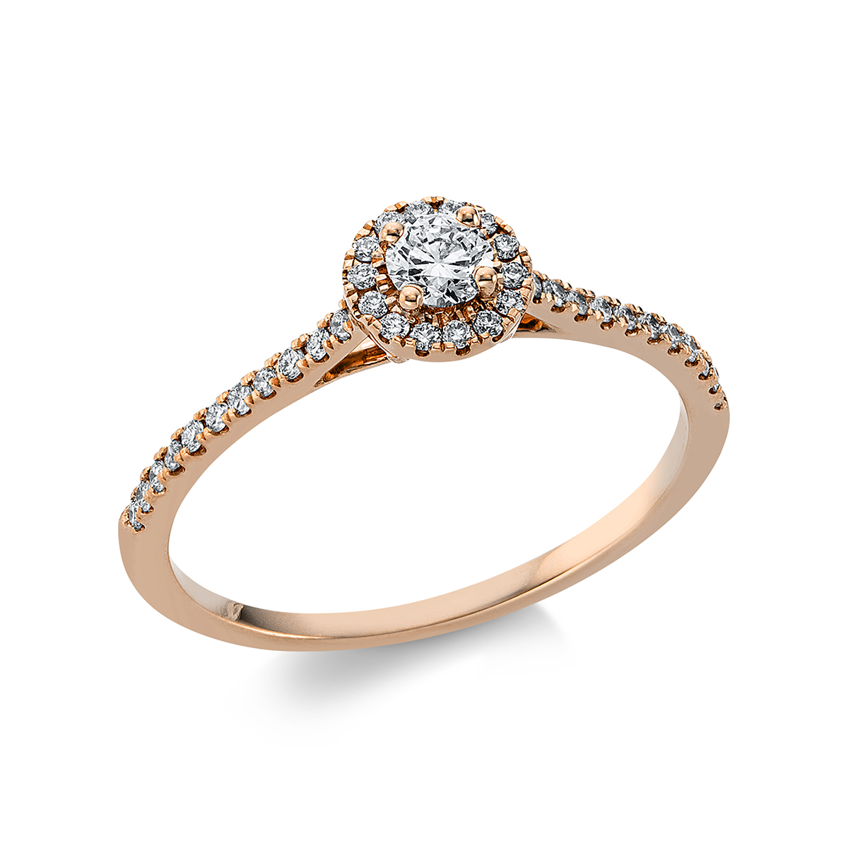 Ring 4er-Krappe 18 kt RG