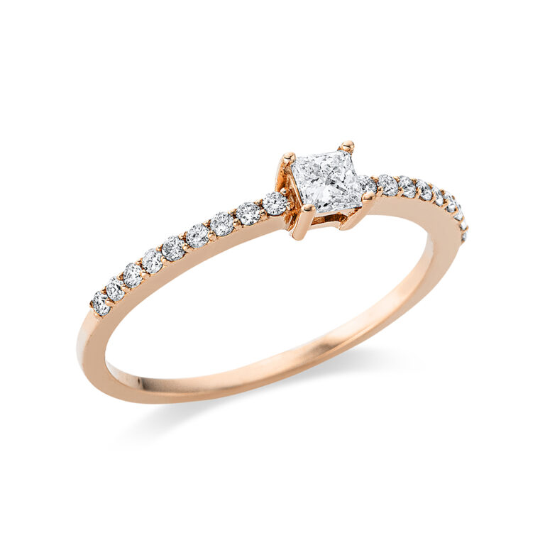 Ring 4er-Krappe 18 kt RG