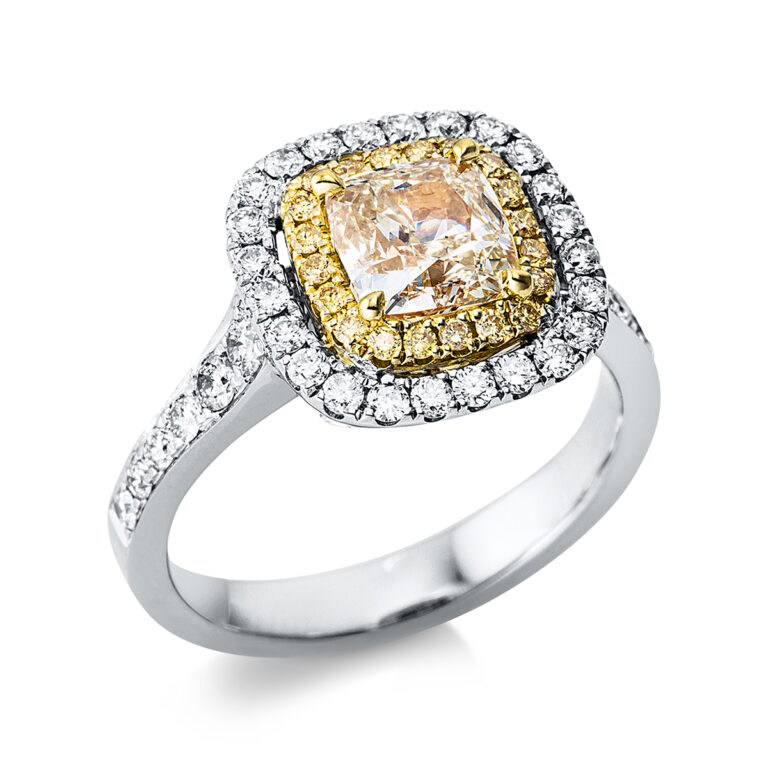 Ring 18 kt WG+GG, GIA5186572363