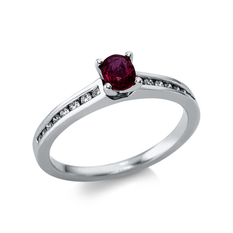 Ring 4er-Krappe 18 kt WG
