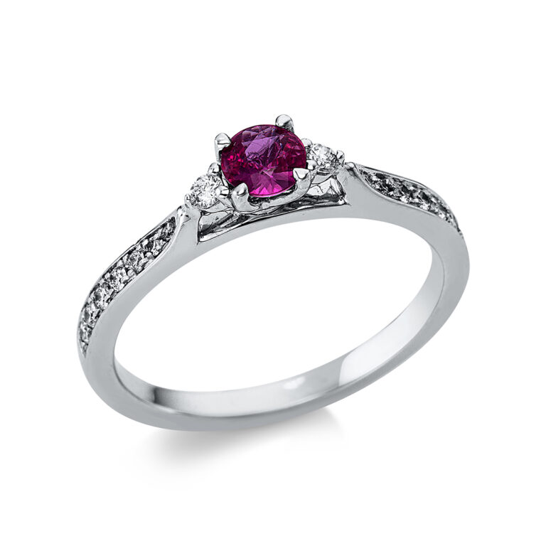 Ring 4er-Krappe 18 kt WG