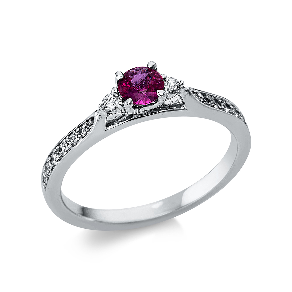 Ring 4er-Krappe 18 kt WG