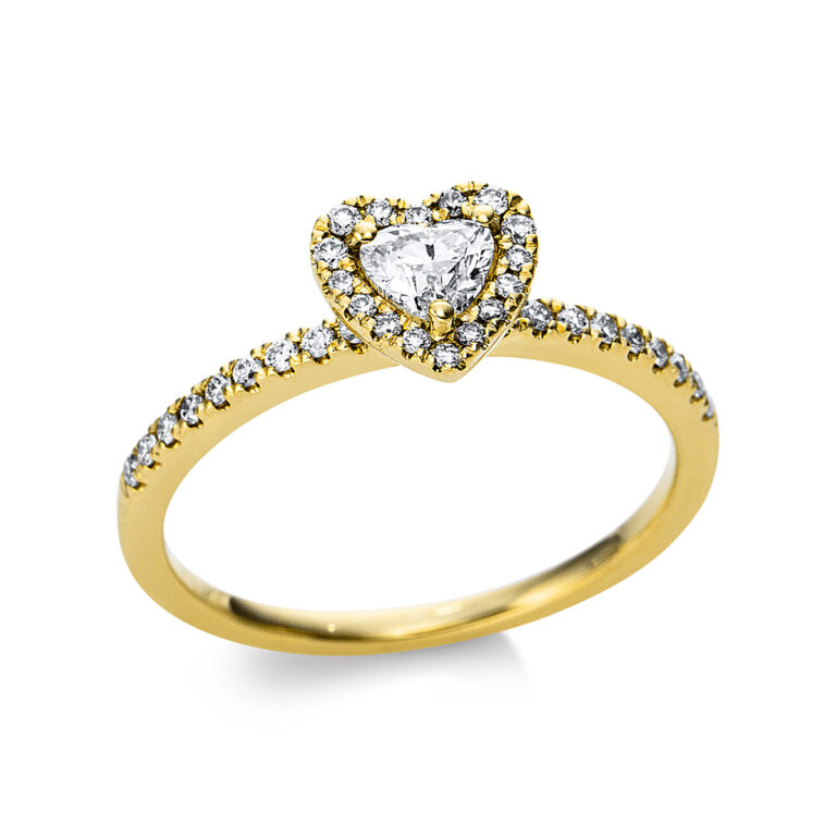 Ring 18 kt GG "Herz"