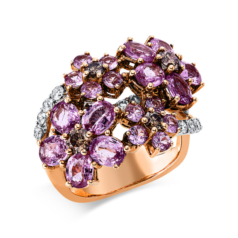 Ring 18 kt RG+WG "Schmetterling"