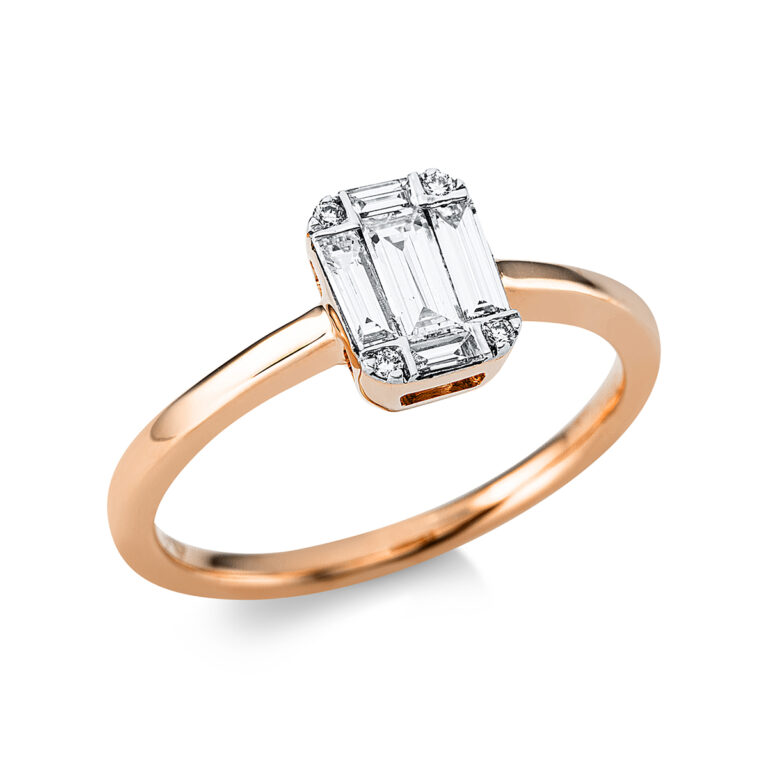 Ring 18 kt RG+WG