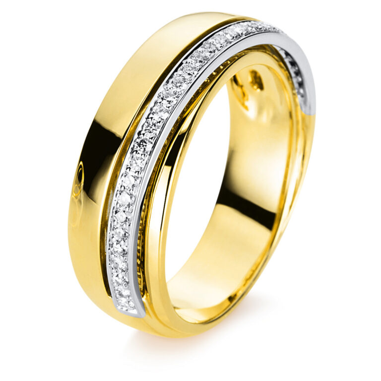 Ring 18 kt GG+WG