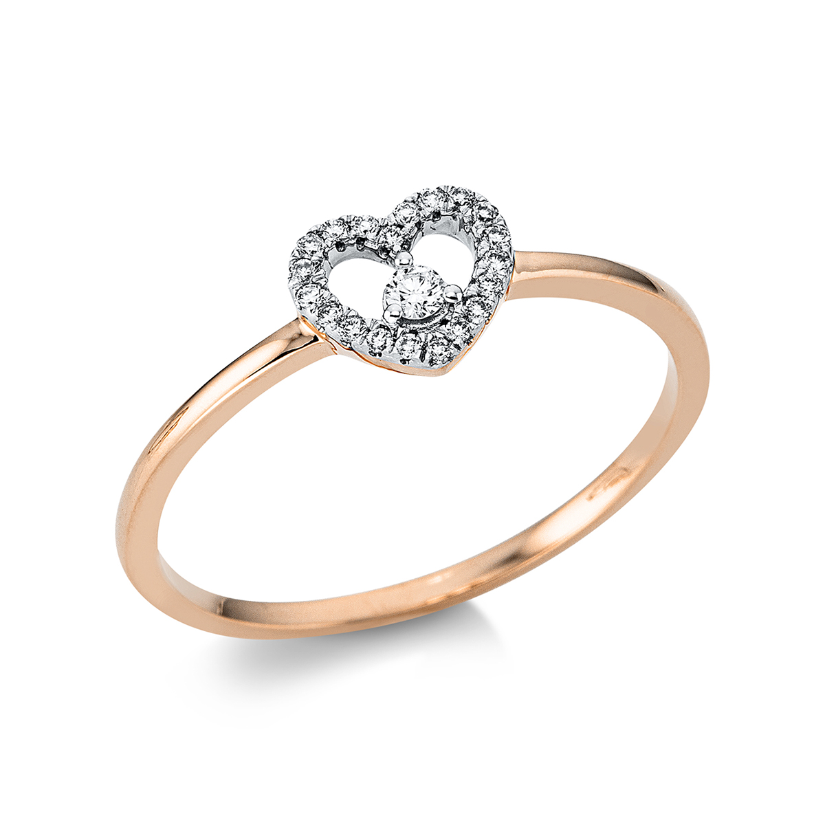 Ring 18 kt RG "Herz"