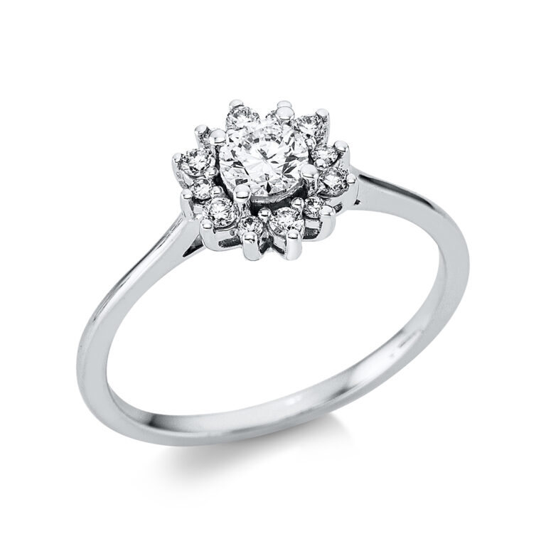 Ring 18 kt WG "Sonne"
