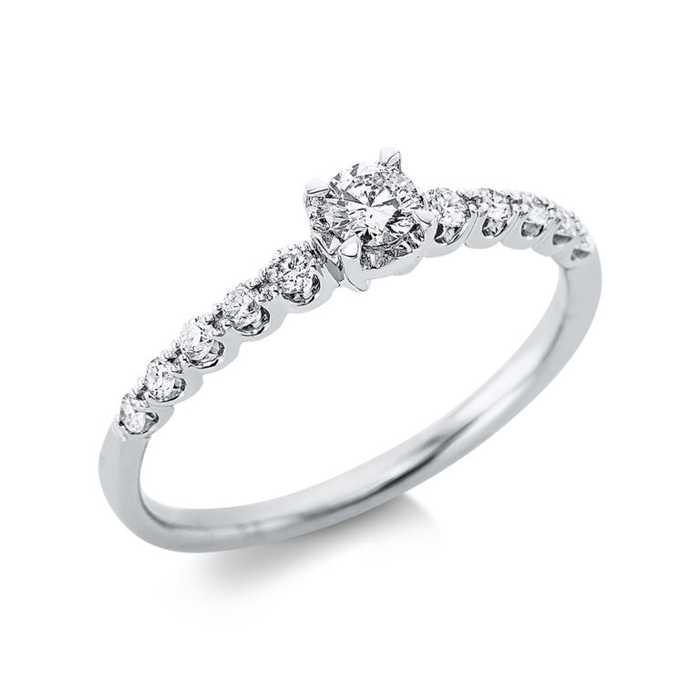 Ring 4er-Krappe 18 kt WG