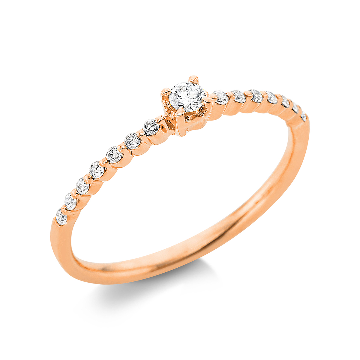 Ring 4er-Krappe 18 kt RG