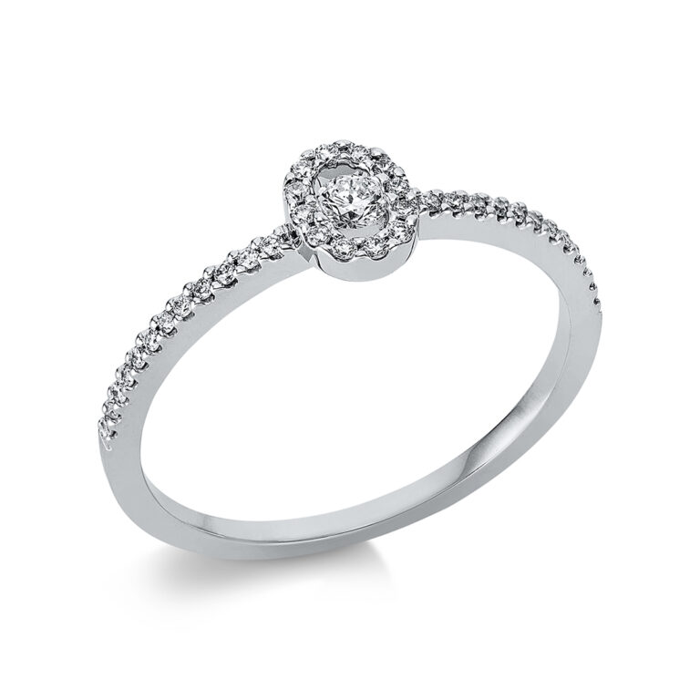 Ring 18 kt WG "Oval"
