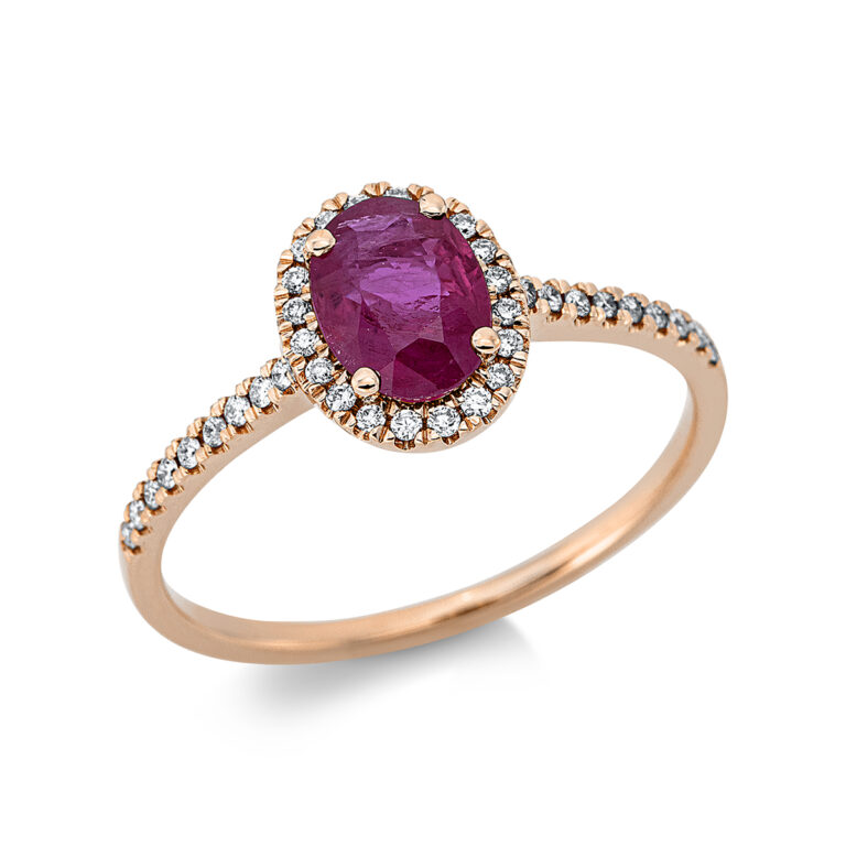 Ring 4er-Krappe 18 kt RG