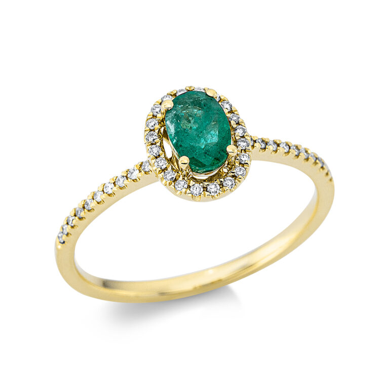 Ring 4er-Krappe 18 kt GG