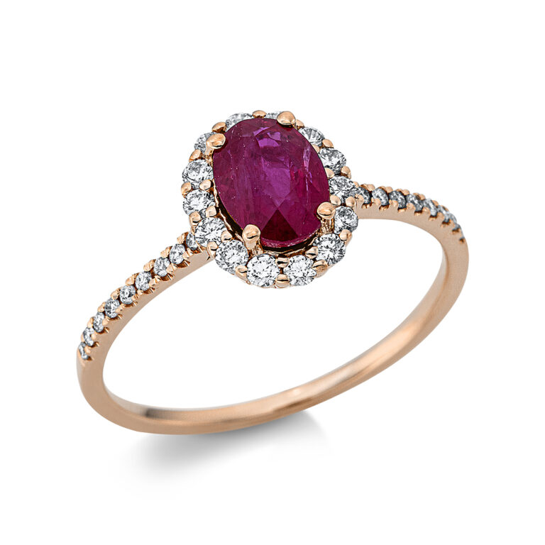 Ring 4er-Krappe 18 kt RG