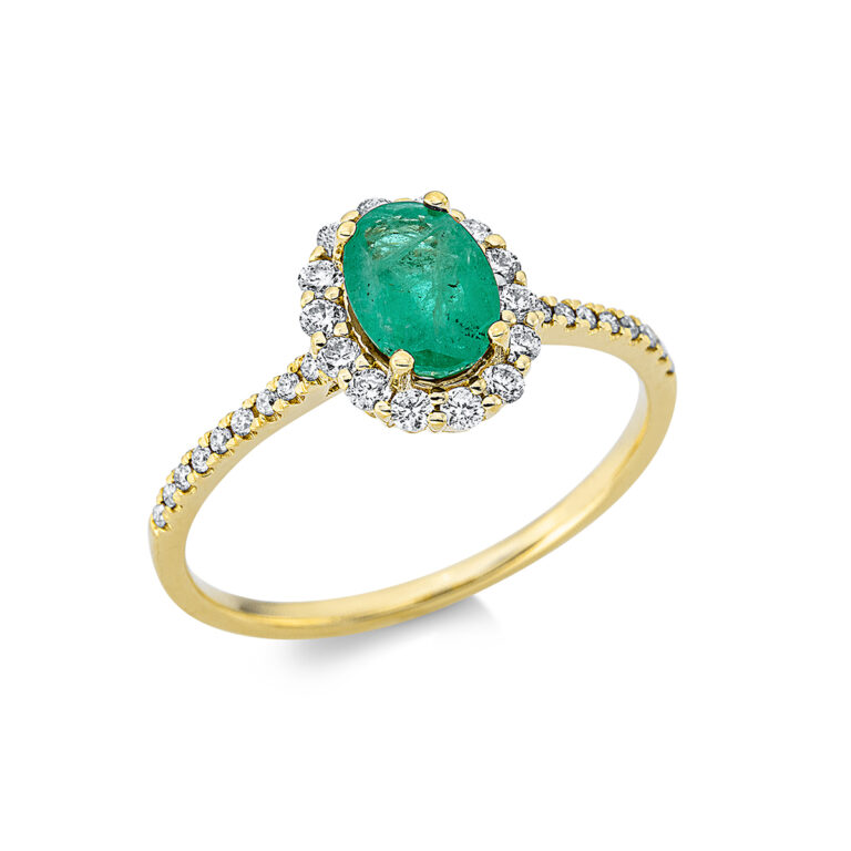 Ring 4er-Krappe 18 kt GG