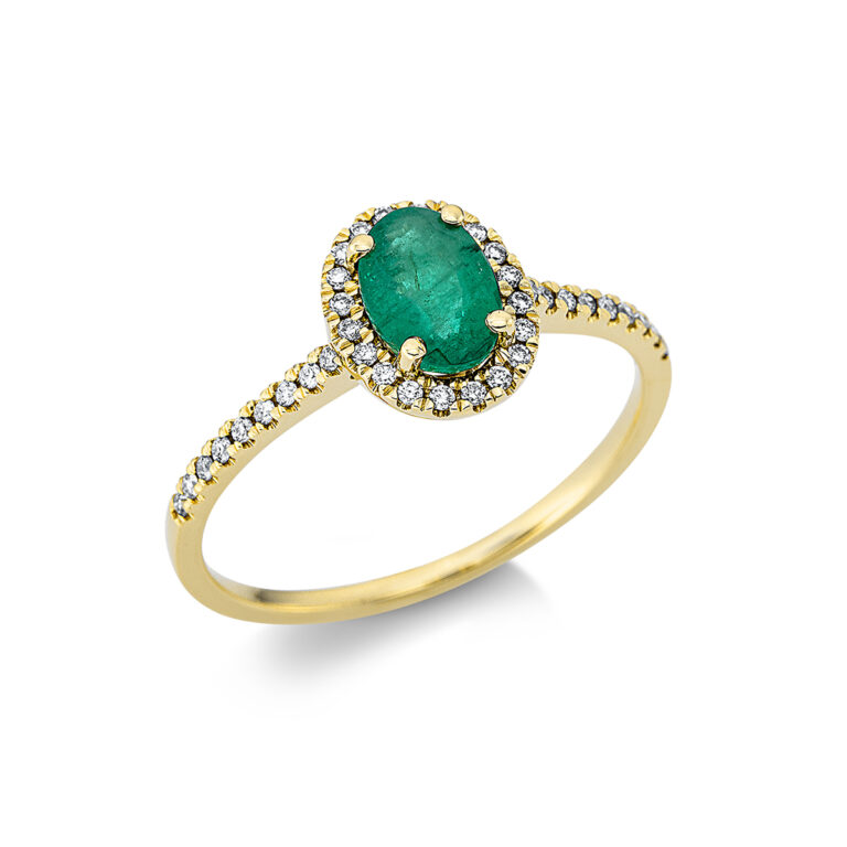Ring 4er-Krappe 18 kt GG
