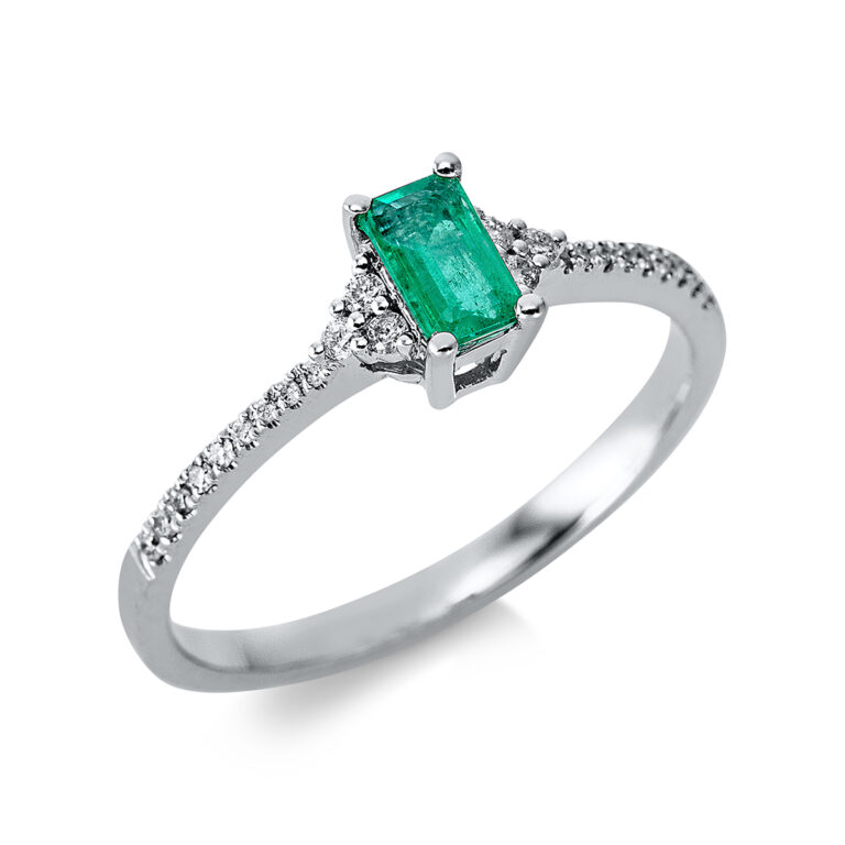 Ring 4er-Krappe 18 kt WG