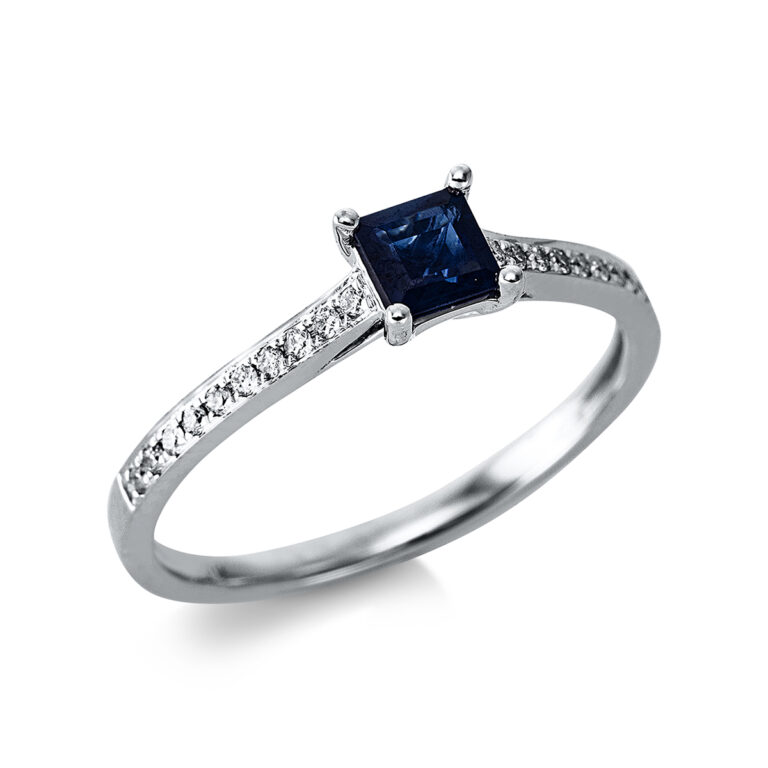 Ring 4er-Krappe 18 kt WG