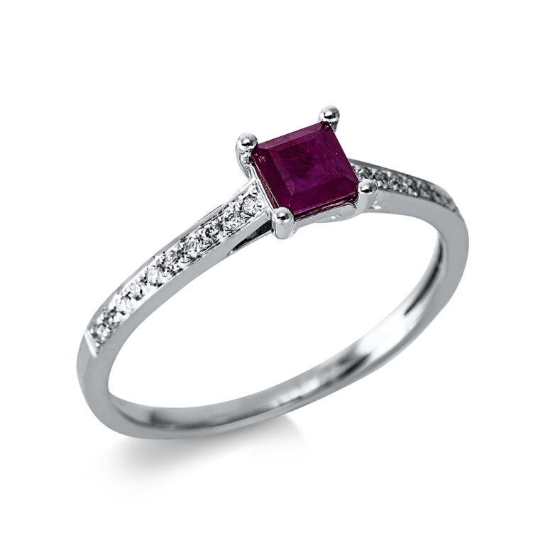 Ring 4er-Krappe 18 kt WG