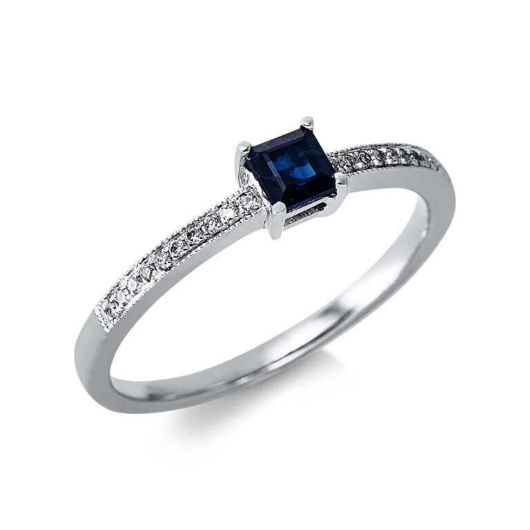 Ring 4er-Krappe 18 kt WG