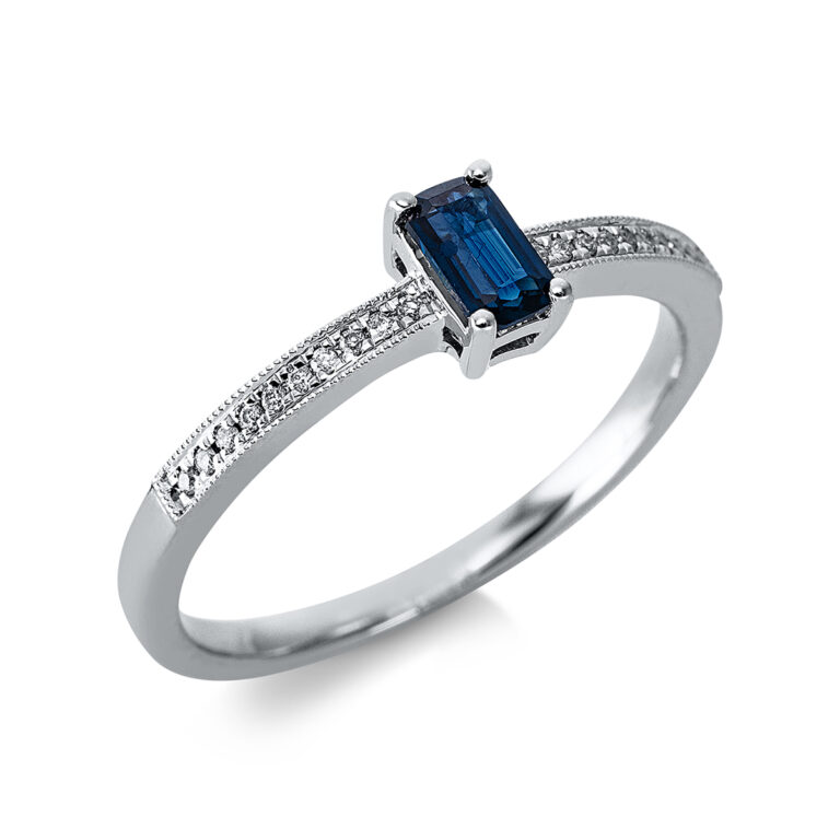Ring 4er-Krappe 18 kt WG