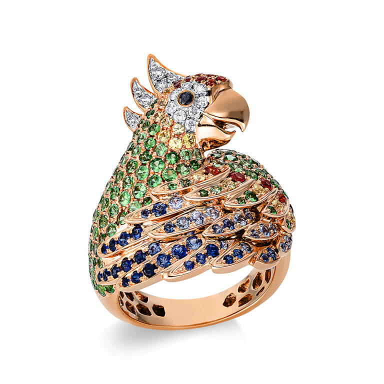 Ring 18 kt RG+WG