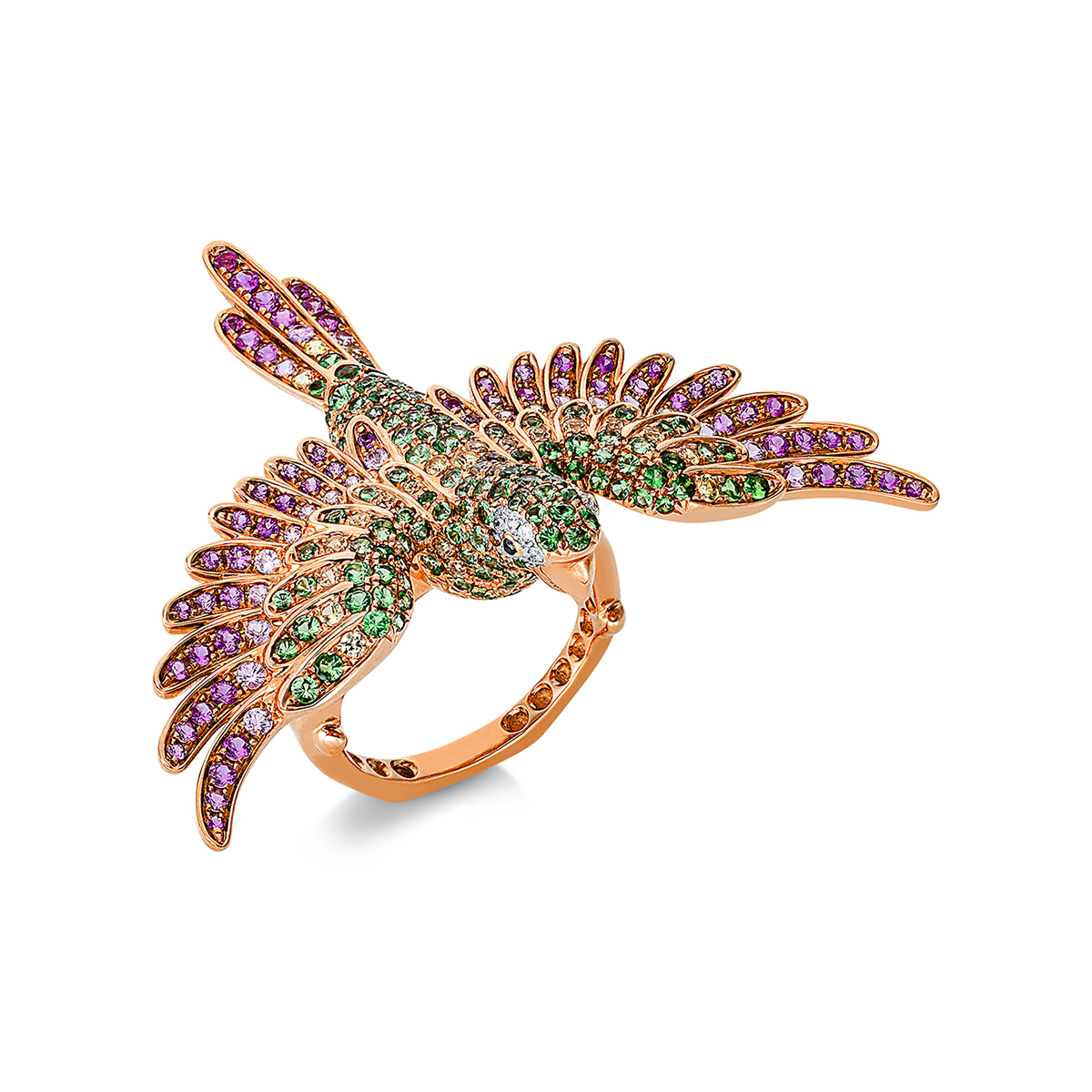 Ring 18 kt RG+WG