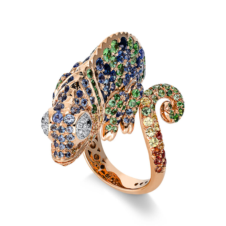 Ring 18 kt RG+WG