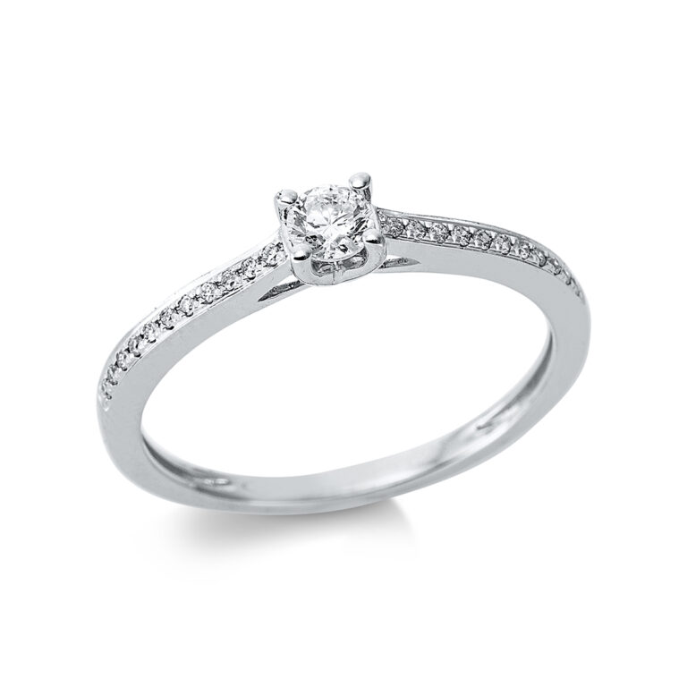 Ring 4er-Krappe 18 kt WG