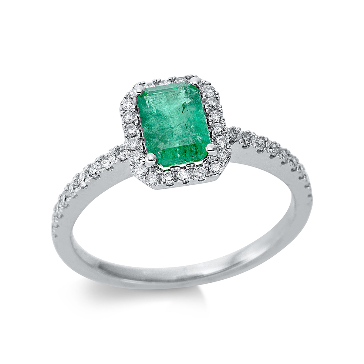 Ring 4er-Krappe 18 kt WG