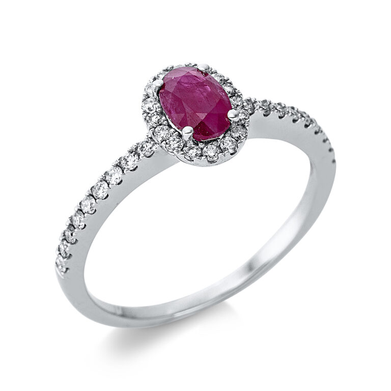 Ring 4er-Krappe 18 kt WG