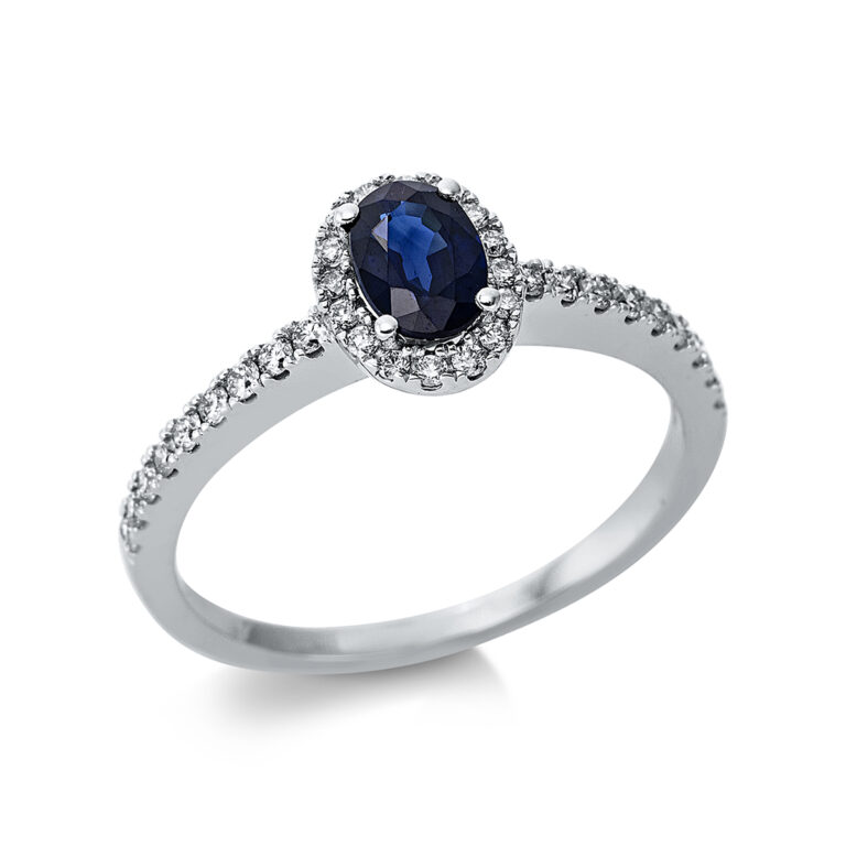 Ring 4er-Krappe 18 kt WG